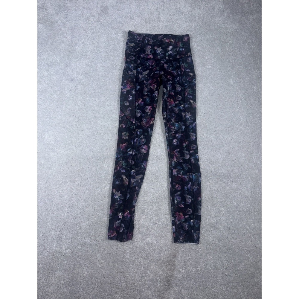 Lululemon Fast Free Tight II 25" Non-Reflective Nulux Activate Floral Multi sz 2